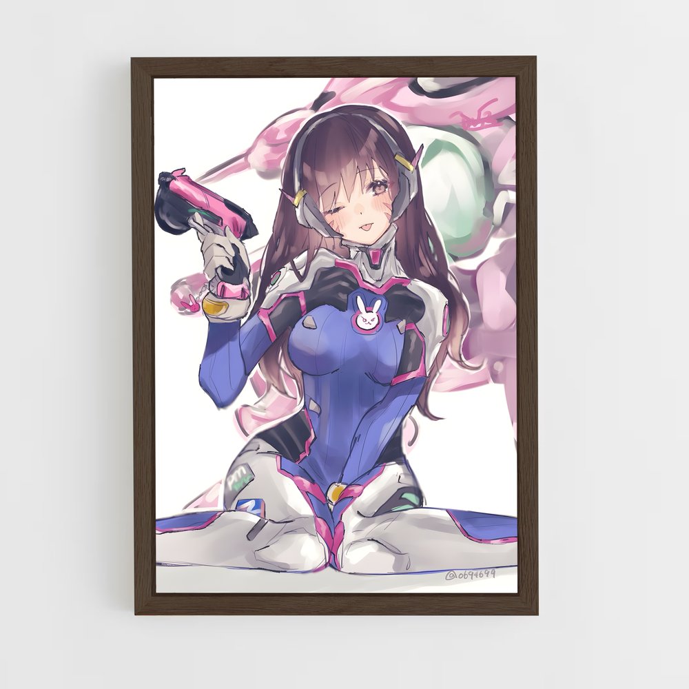 Poster Pink Revolver – affiche Overwatch (vue 5)